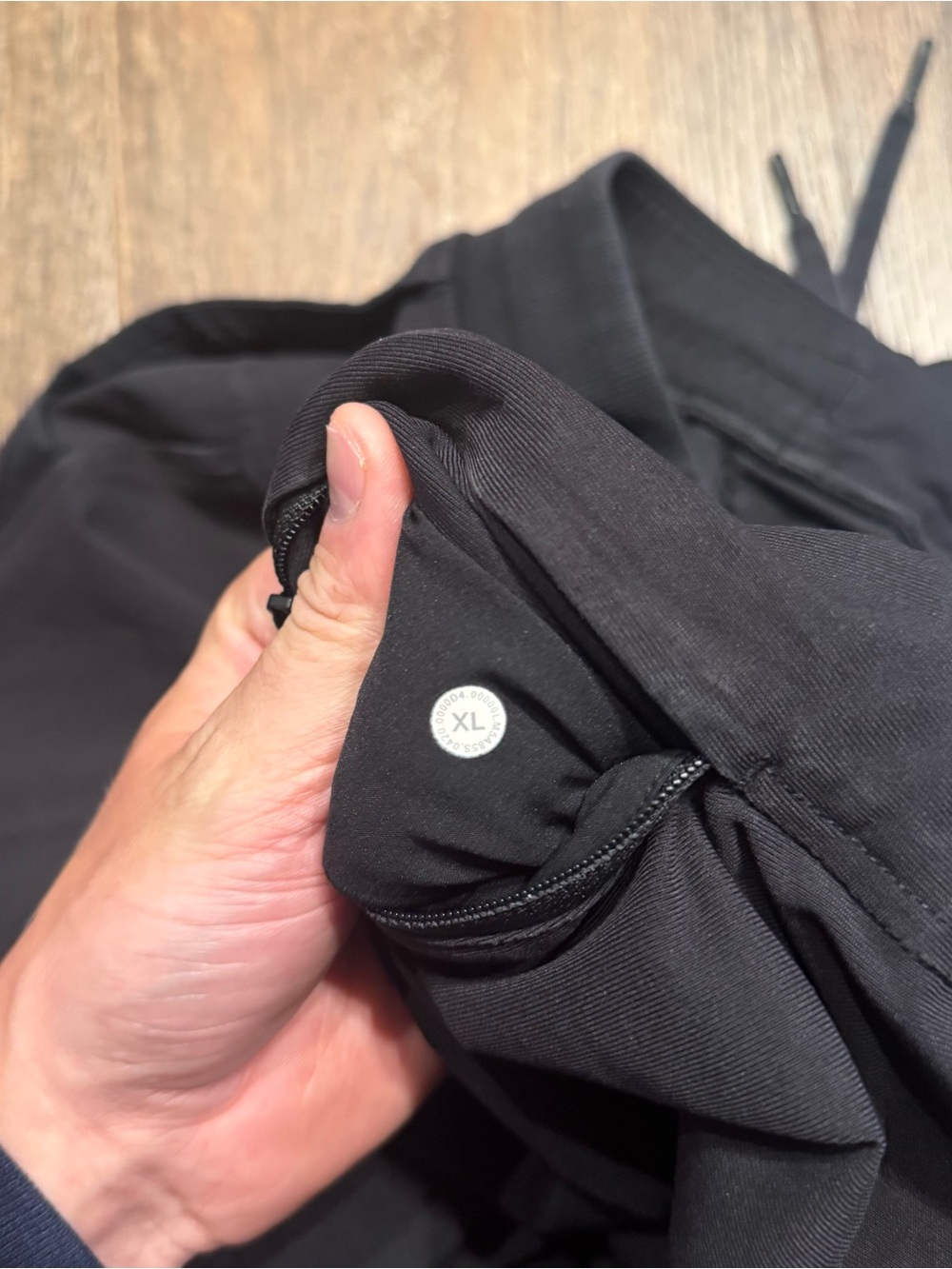 Lululemon Mens ABC Jogger XL Warpstreme Faded Black Performance Pants Drawstring - Picture 8 of 10